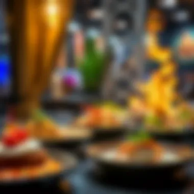 Signature Dishes at Lezzet A vibrant display of Lezzet's signature dishes showcasing culinary artistry