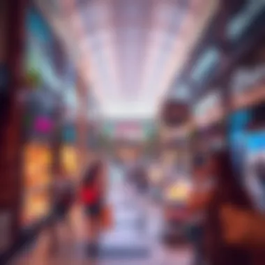 Shoppers enjoying the retail experience at Lifco Mirdif