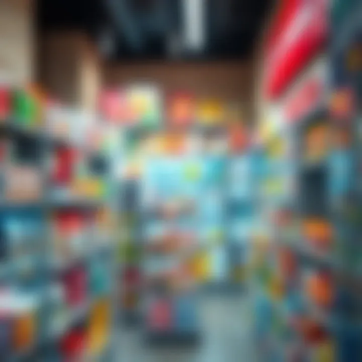 Interior of Life Pharmacy highlighting product variety and organization