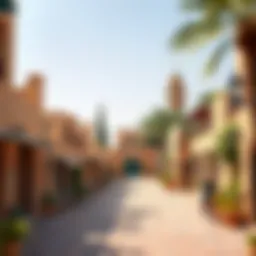 A scenic view of Lisaili showcasing its unique architecture and community spirit