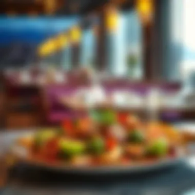 A beautifully plated dish representing the restaurant's signature cuisine