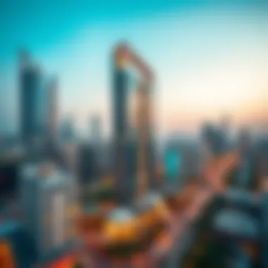 Aerial view of Marina Heights Tower showcasing its stunning architecture.