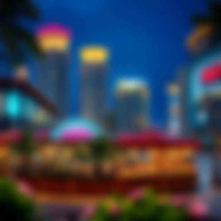 Diverse dining options set against the backdrop of Meydan City's vibrant lifestyle.