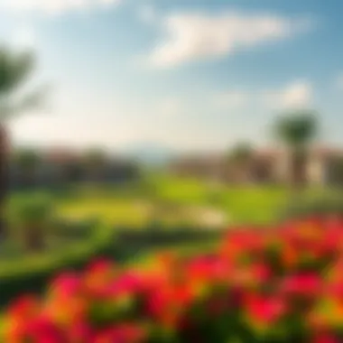 Lush Green Landscapes of Minutes Meadows Village A picturesque view of the lush green landscapes in Minutes Meadows Village