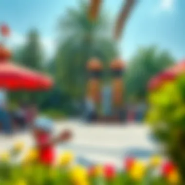 Visitors engaging in cultural activities within the park's designated areas.