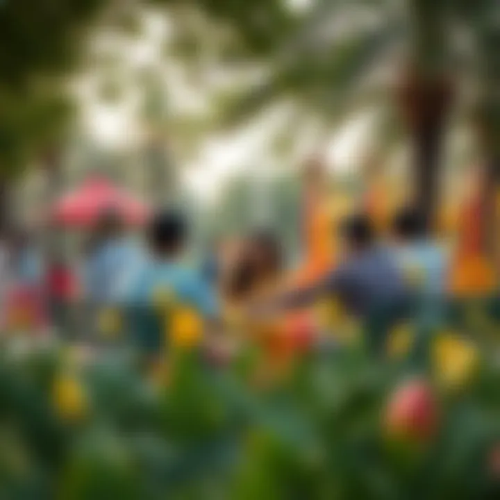 Family Time in Mushrif Park Families enjoying their time together in the beautifully designed Mushrif Park Play Area.