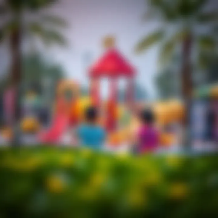 Children Playing at Mushrif Park Children engaging in various activities at the Mushrif Park Play Area, showcasing the family-friendly atmosphere.