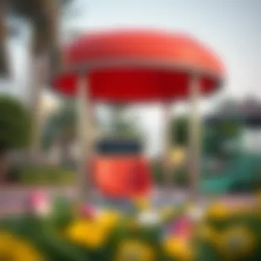 Safety Amenities in Mushrif Park Safety features and amenities designed to ensure a secure environment for visitors at Mushrif Park.