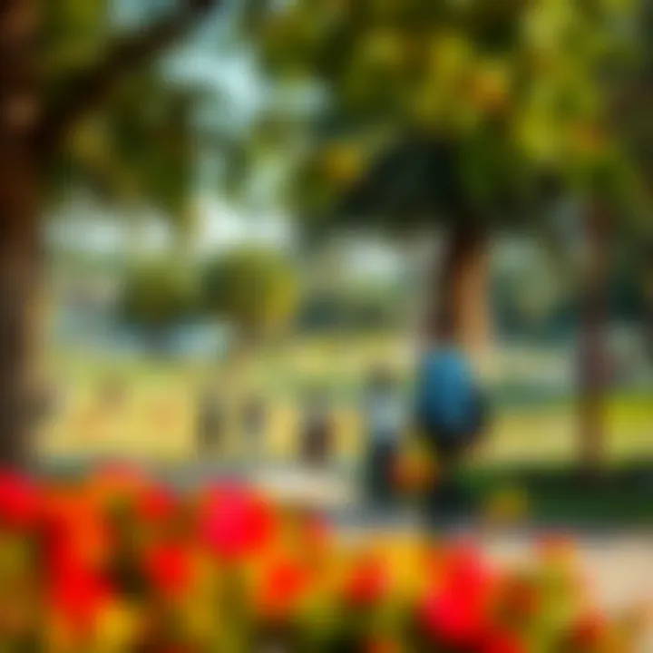 Visitors enjoying recreational activities