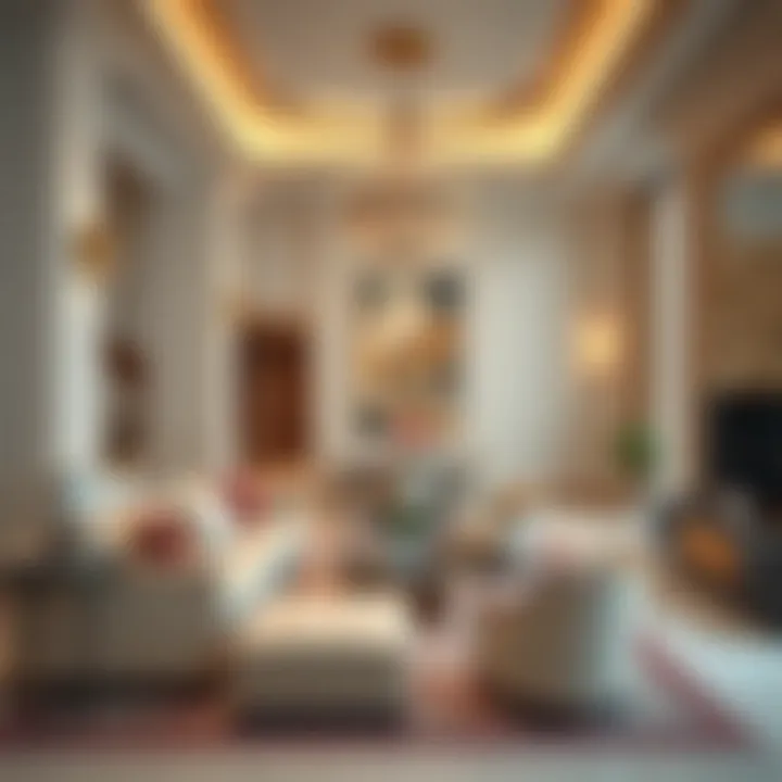 Luxurious Interior of Opera Grand Interior design of a luxurious apartment in Opera Grand