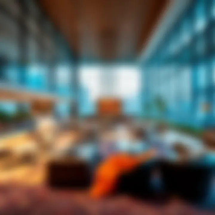 Modern Communal Space Modern communal space at Oxford Residence