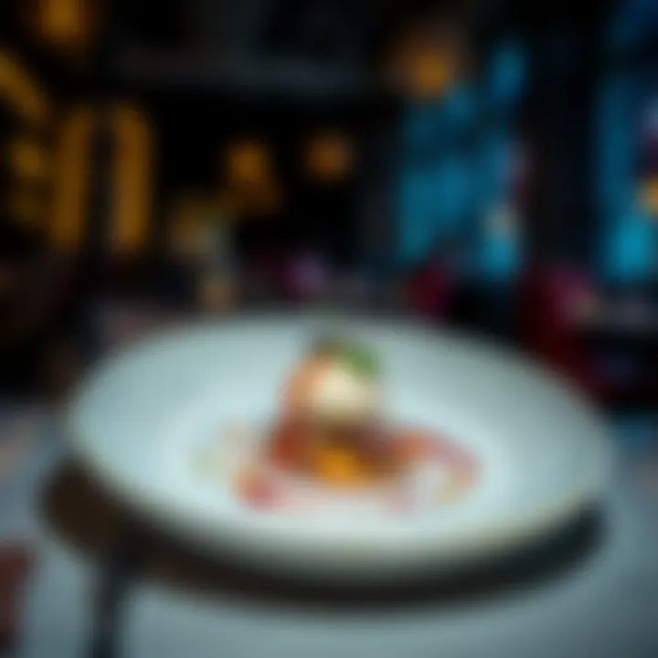 Culinary Masterpiece at Prato Artfully presented dish highlighting unique culinary offerings