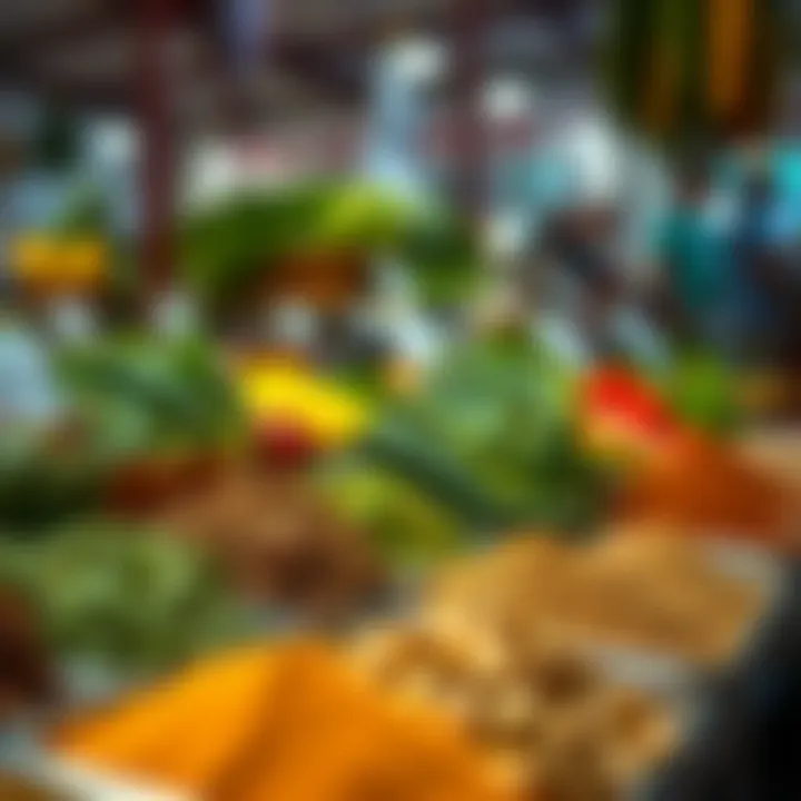 Local Herbs and Spices at Ras Al Khor A close-up of local herbs and spices available at the market.