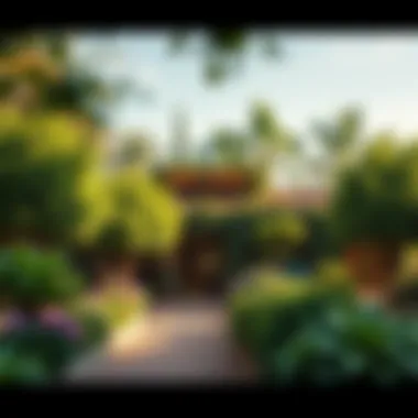 Exterior view of Redwood Nursery showcasing its lush greenery