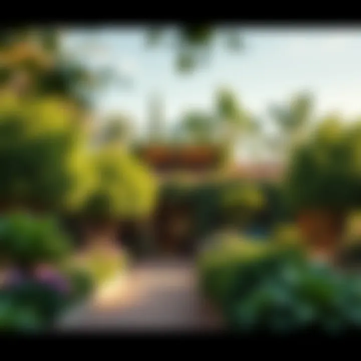 Exterior view of Redwood Nursery showcasing its lush greenery