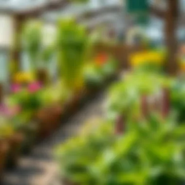 Sustainable practices in action at Redwood Nursery's garden