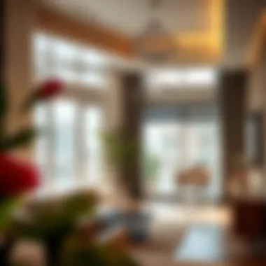 Interior of a contemporary residential unit in Remraam, showcasing design and comfort