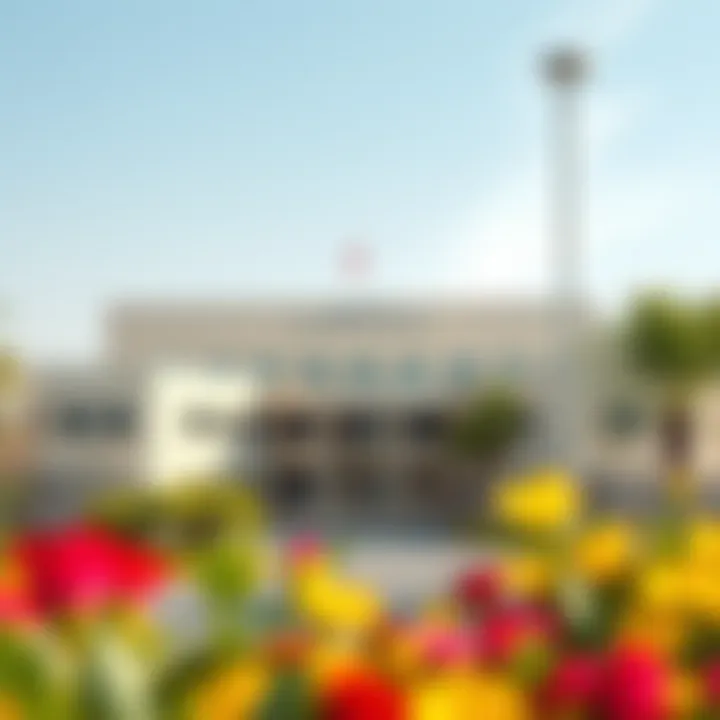 A local school within the Remraam community, emphasizing educational facilities