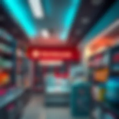 Interior layout of Remraam Pharmacy highlighting product offerings