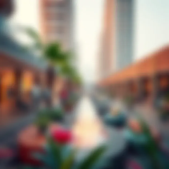 Vibrant Community Spaces at Riah Tower The vibrant community spaces within Riah Tower, highlighting social engagement and interaction