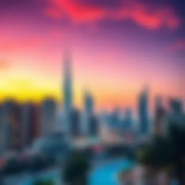 Riviera Residence Skyline at Dusk Breathtaking skyline view of Riviera Residence at dusk