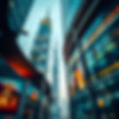 Architectural Masterpiece of Saeed Tower Architectural details of Saeed Tower showcasing modern design