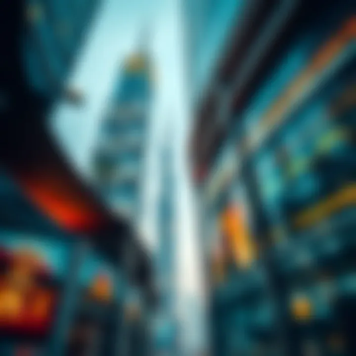 Architectural Masterpiece of Saeed Tower Architectural details of Saeed Tower showcasing modern design