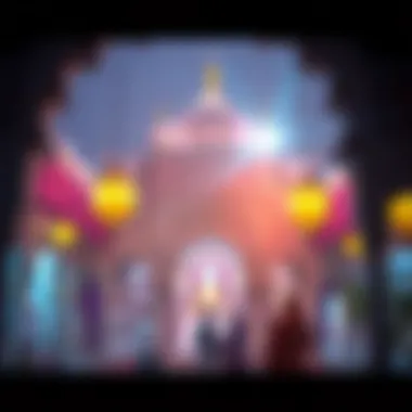 Vibrant ambiance within Sarhad Darbar highlighting the cultural decor