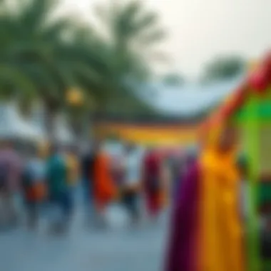 Vibrant community event in Satwa Park highlighting local culture