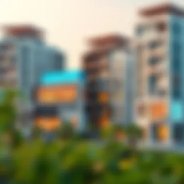 A visual representation of the real estate developments in Silicon Oasis highlighting modern living spaces.