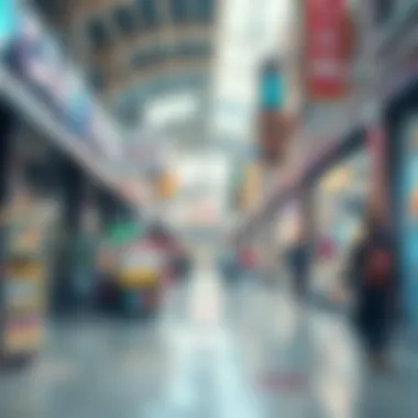 Shoppers exploring diverse retail options within Souq Extra DSO