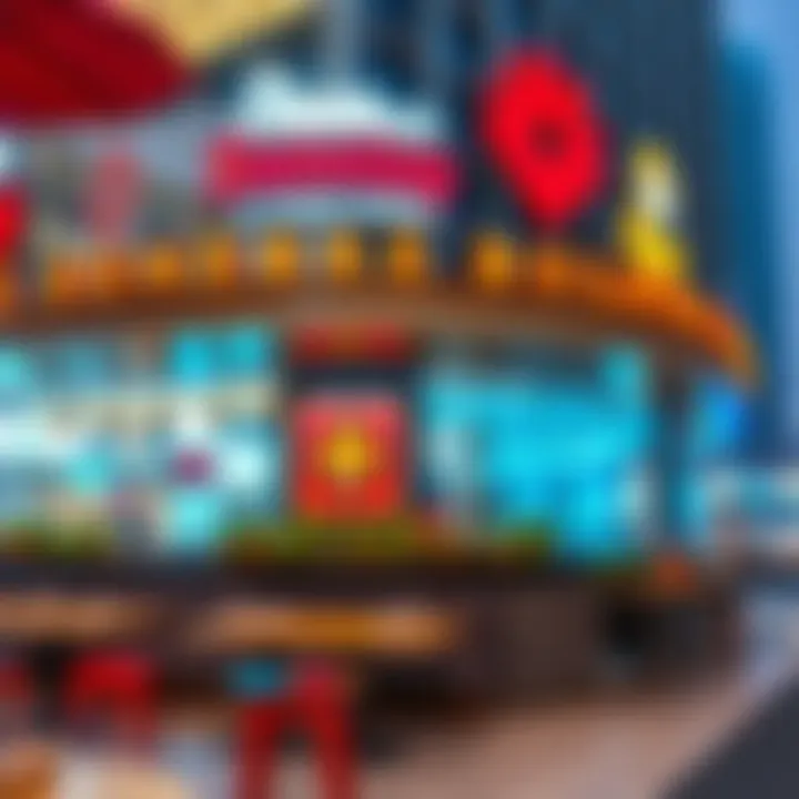 Diverse dining experiences near Sunrise Building