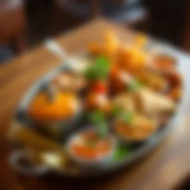 A Culinary Delight: Tandoori Platter A beautifully arranged platter showcasing a variety of tandoori dishes