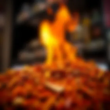 The Essence of Tandoori: Spices Close-up of vibrant spices used in tandoori cooking