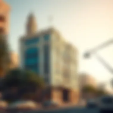 Historical context showcasing the Al Bader Building within Dubai's urban landscape