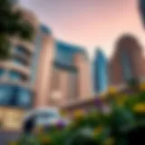 Architectural Marvel: Wasl Quartz Stunning architectural view of Wasl Quartz capturing its modern design