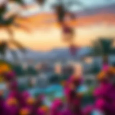 Scenic view of Damac Hills community