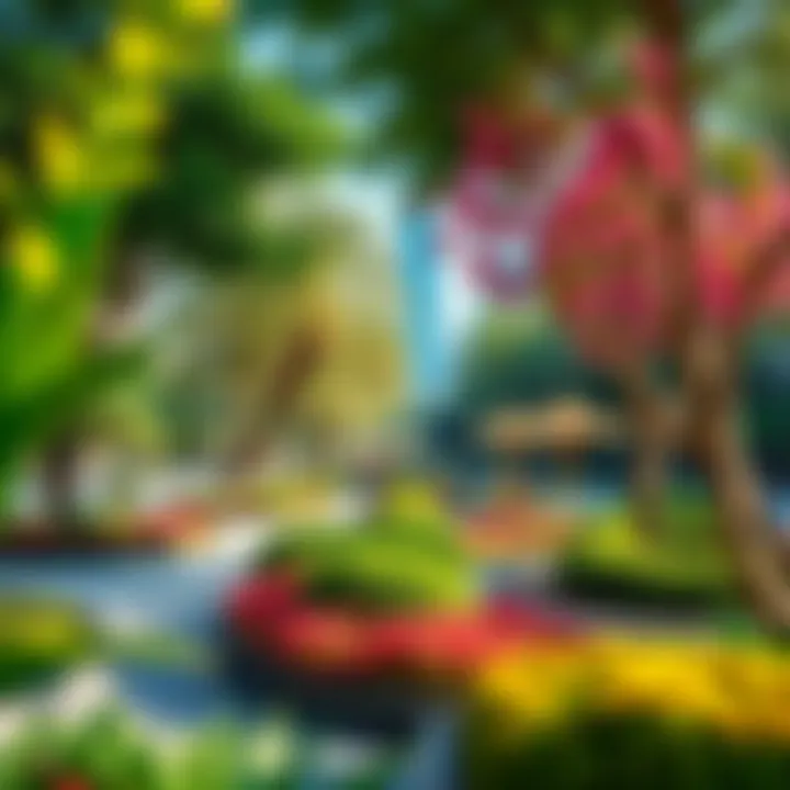 Lush green spaces and recreational areas in Creek Harbour