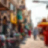 Cultural Diversity in Siraj Dubai A vibrant street scene showcasing the cultural diversity of Siraj Dubai