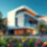 Modern Architectural Style of The Design House Exterior view of The Design House showcasing modern architectural style