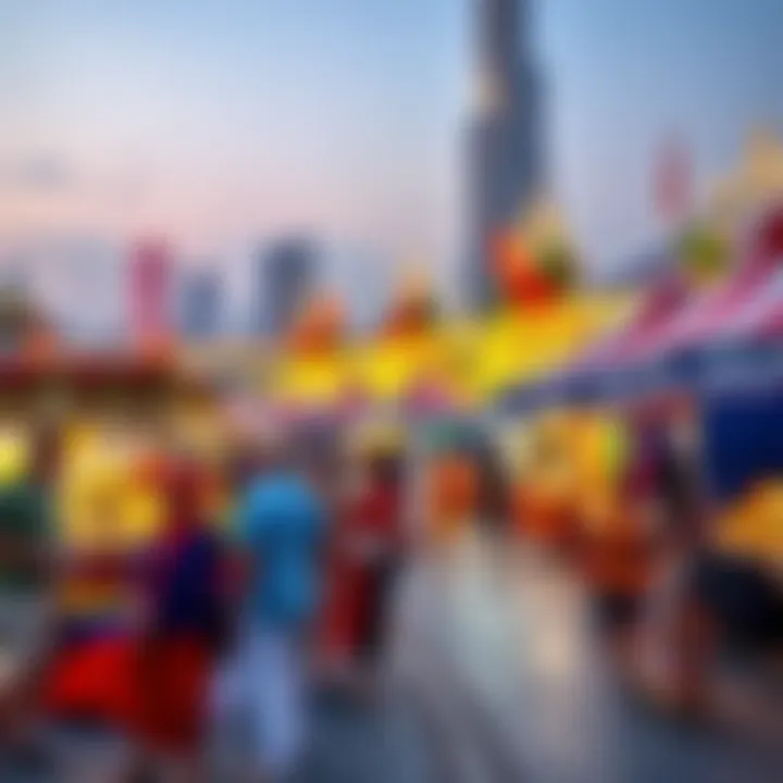 Cultural festival in Dubai representing diversity