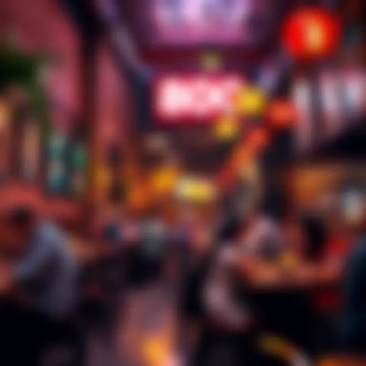 Community Vibes: Dining Experience at 800 Pizza A cozy dining area filled with patrons enjoying their meals, reflecting a sense of community