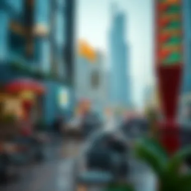 Modern dining options in Business Bay featuring diverse cuisine