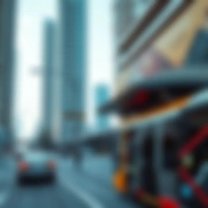 Public transportation options near Jumeirah Lake Towers demonstrating accessibility