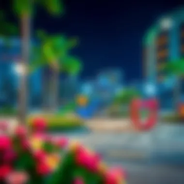 Recreational park in Majan providing leisure activities for residents