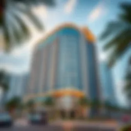 Stunning facade of the Mashael Building showcasing contemporary design