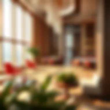 Luxurious interior amenities of the Mashael Building