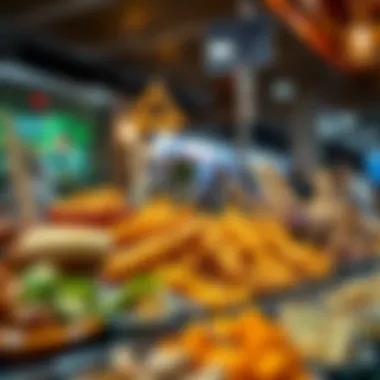 A selection of traditional Middle Eastern delicacies beautifully presented