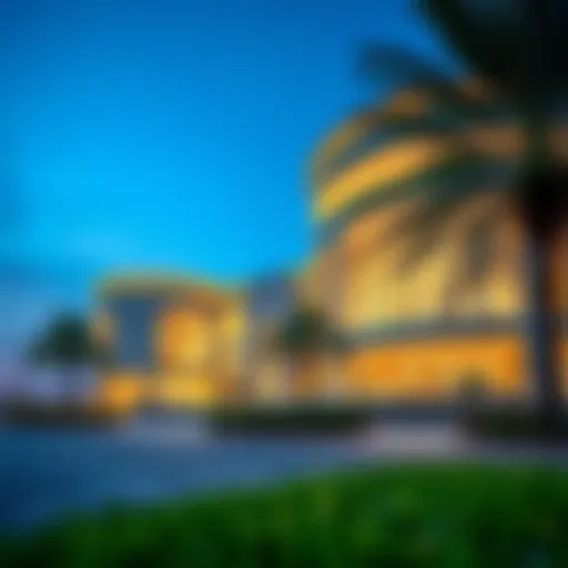 A stunning architectural view of the Mudon Community Centre