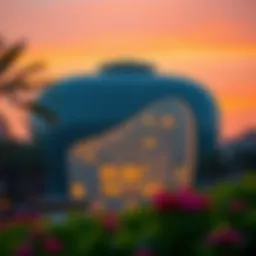 Architectural marvel of The Pavilion Al Furjan showcasing its modern design.